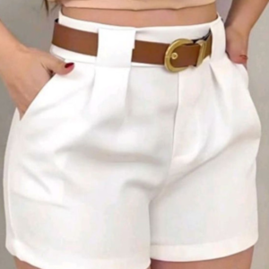 Short Alfaiataria Feminino Social