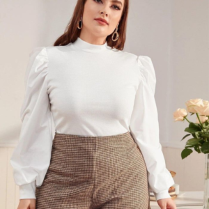 Blusa Branca de Manga