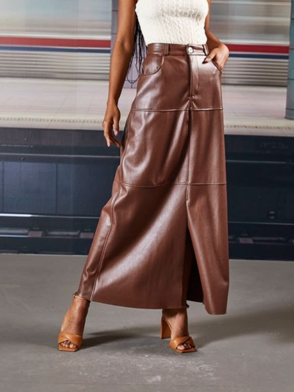 Saia Longa Tecido Sintético