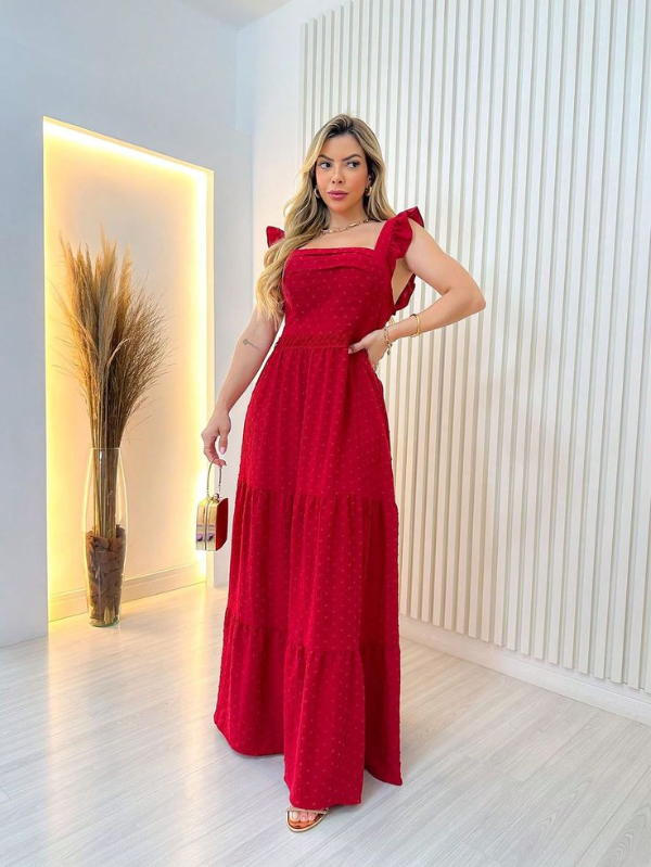 Vestido Longo Vermelho
