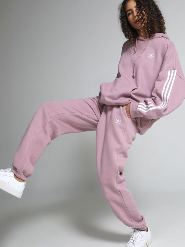 Calça de Moletom adidas Originals Jogger Adicolor Essentials Fleece Roxa